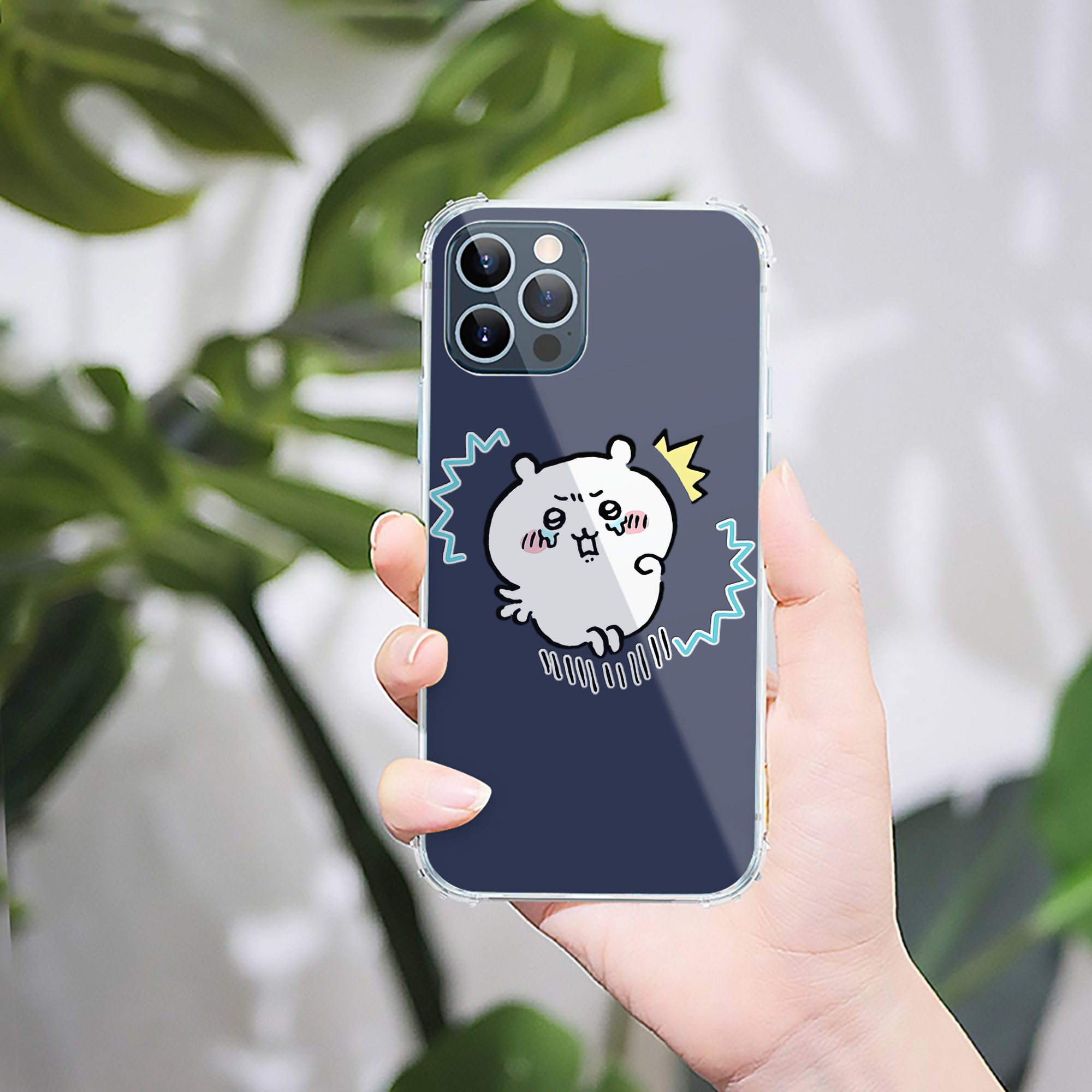 （画像用） ちいかわ ちいかわ Chii-kawa chiikawa 【iPhone 12シリーズ対応】透明スマホケース（クリアソフトケース）